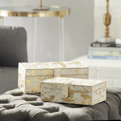 Albina 2 Piece Decorative Box Set