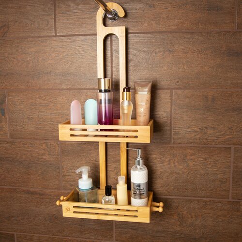 Hanging Bamboo Shower Caddy