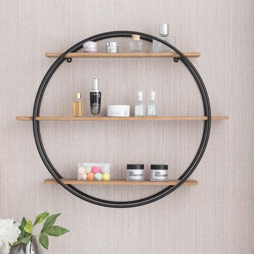 Keing 3 Piece Circle Accent Shelf